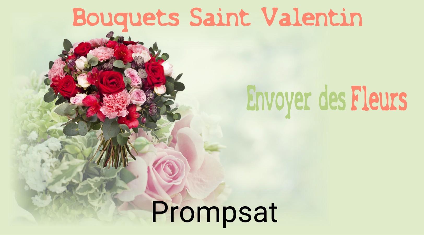 Roses de Saint-Valentin livrées à Prompsat